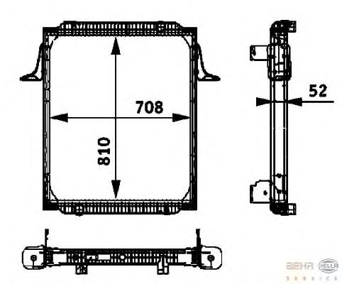 Radiador de esfriamento de motor NRF 519563 preço, a partir de 448,43 USD