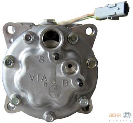 Compressor de aparelho de ar condicionado 8FK351127991 Peugeot/Citroen