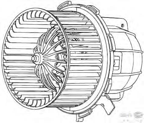 351605 Kale Motor de ventilador de forno (de aquecedor de salão)