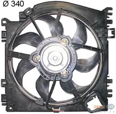 Ventilador (roda de aletas) do radiador de esfriamento ERA 352130