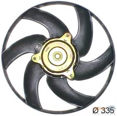 721518 Hans Pries (Topran) Ventilador elétrico de esfriamento montado (motor + roda de aletas)