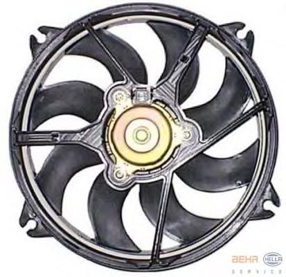 Compre 1250F4 Peugeot/Citroen Ventilador elétrico de esfriamento montado (motor + roda de aletas)