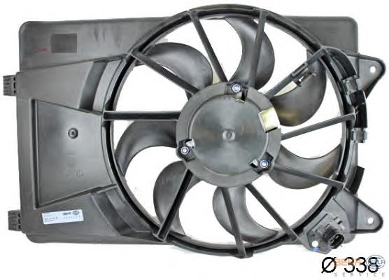 Compre DER09301 Denso Difusor do radiador de esfriamento, montado com motor e roda de aletas