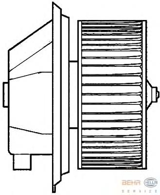 0060809087 Fiat/Alfa/Lancia Motor de ventilador de forno (de aquecedor de salão)