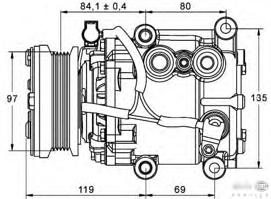 Compressor de aparelho de ar condicionado Ford 1016001025 preço, a partir de 187,28 USD