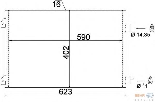 Radiador de aparelho de ar condicionado Asam 32316 preço, a partir de 91,07 USD
