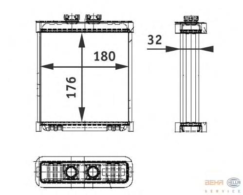 Radiador de forno (de aquecedor) VAG 8Z0819030 preço, a partir de 56,65 USD