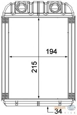 Compre 52495273 VAG Radiador de forno (de aquecedor)