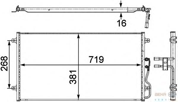 Radiador de aparelho de ar condicionado ACR 300215 preço, a partir de 64,09 USD