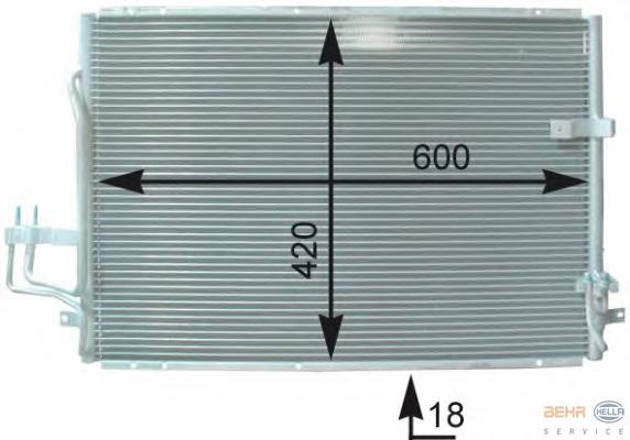 Radiador de aparelho de ar condicionado Hyundai/Kia 0K2FA61480 preço, a partir de 75,27 USD