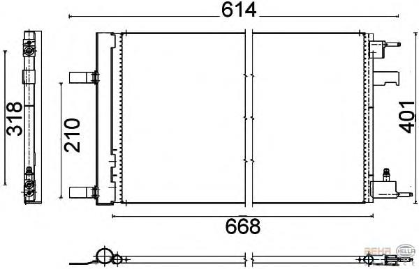 Radiador de aparelho de ar condicionado Dasis 152044N preço, a partir de 123,93 USD