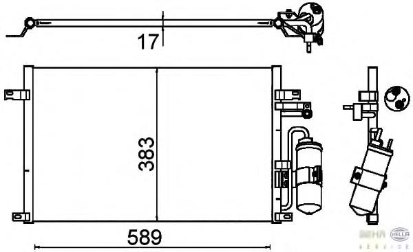 Compre 96471946 General Motors Radiador de aparelho de ar condicionado