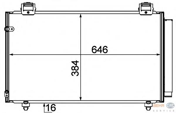 Compre 8845002250 Toyota Radiador de aparelho de ar condicionado