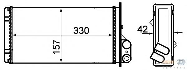 0370150018 Abakus Radiador de forno (de aquecedor)