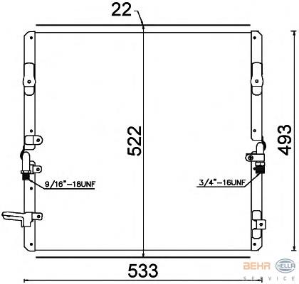 Compre 8846160052 Toyota Radiador de aparelho de ar condicionado