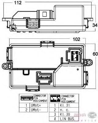 Resistor (resistência) de ventilador de forno (de aquecedor de salão) BMW 9226780 preço, a partir de 103,18 USD