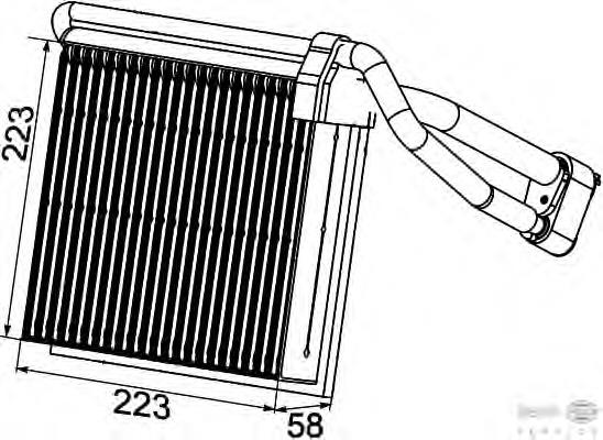 Vaporizador de aparelho de ar condicionado Mahle Original AE98000P preço, a partir de 95,34 USD