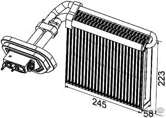 Vaporizador de aparelho de ar condicionado Ford 1386368 preço, a partir de 73,21 USD