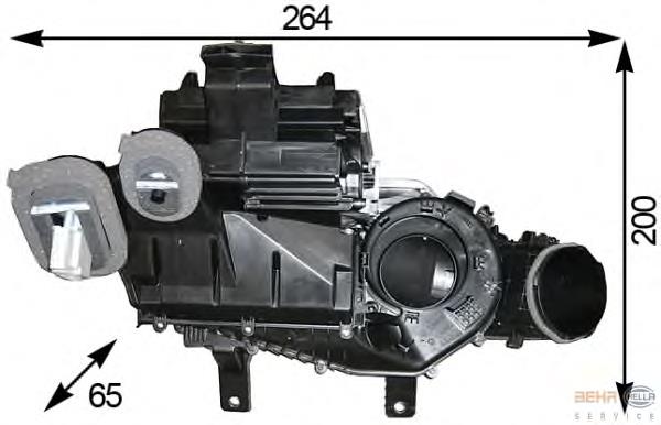 8FV351330171 HELLA Vaporizador de aparelho de ar condicionado