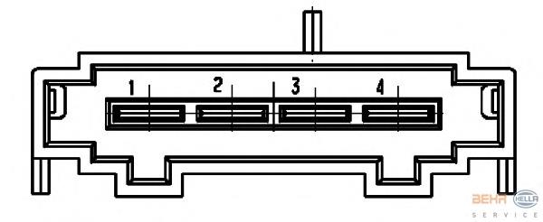 Resistor (resistência) de ventilador de forno (de aquecedor de salão) Mercedes 2048707710
