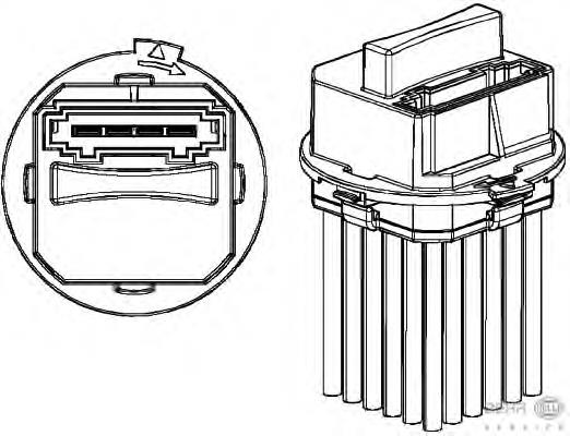 Resistor (resistência) de ventilador de forno (de aquecedor de salão) VAG G4532002 preço, a partir de 57,11 USD