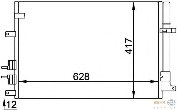 Radiador de aparelho de ar condicionado ERA 667169 preço, a partir de 86,83 USD