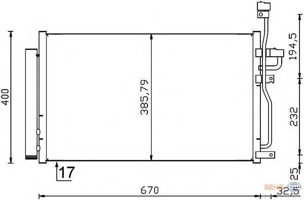 Compre 20759647 Opel Radiador de aparelho de ar condicionado