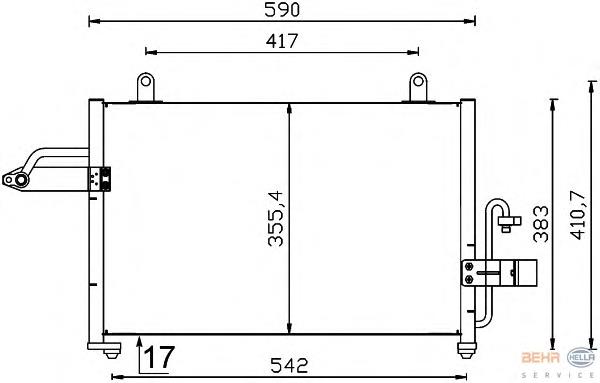 Compre 96452049 General Motors Radiador de aparelho de ar condicionado