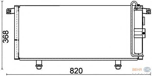 Radiador de aparelho de ar condicionado Mitsubishi Pajero preço, a partir de 160,57 USD