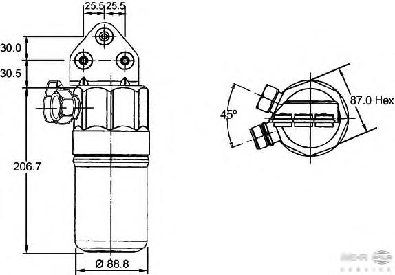 Compre 170320 ACR Tanque de recepção do secador de aparelho de ar condicionado