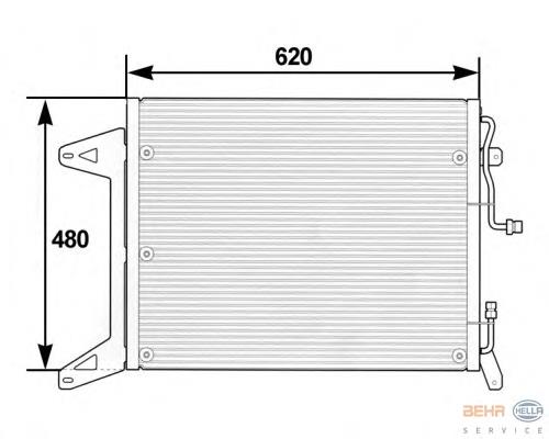 Compre 35451 NRF Radiador de aparelho de ar condicionado