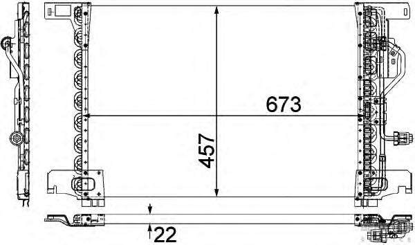 Radiador de aparelho de ar condicionado Ford 1343591 preço, a partir de 120,86 USD