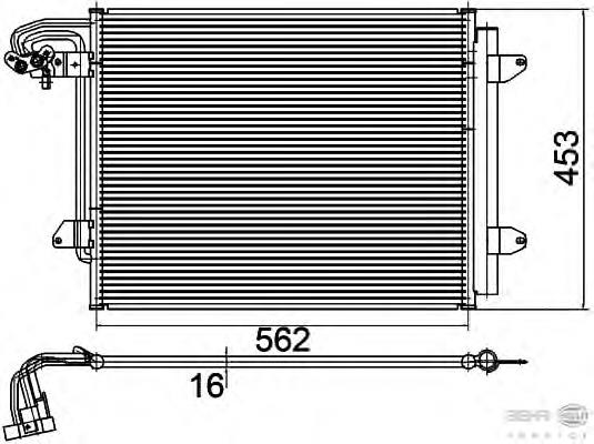 Radiador de aparelho de ar condicionado ACR 300562 preço, a partir de 86,79 USD