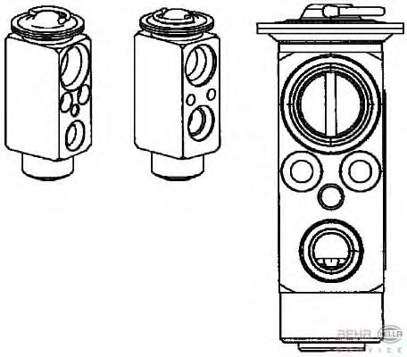 Compre 1618358 Opel Válvula TRV de aparelho de ar condicionado