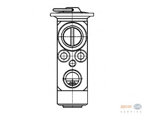 Válvula TRV de aparelho de ar condicionado Mercedes A4638306601