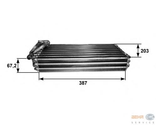 Vaporizador de aparelho de ar condicionado para Mercedes Benz Truck TRUCK ACTROS  