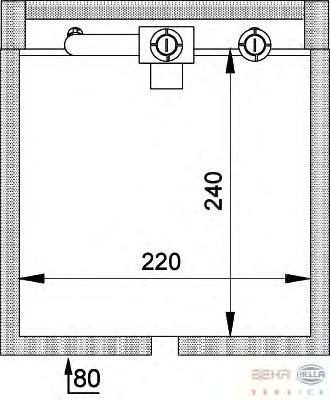 310029 ACR Vaporizador de aparelho de ar condicionado