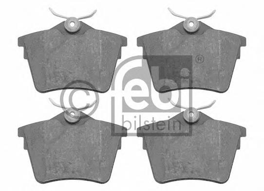 Sapatas do freio traseiras de disco ADP154219 Blue Print