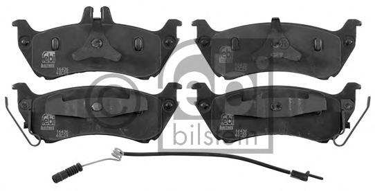 Sapatas do freio traseiras de disco A1634201420 Mercedes