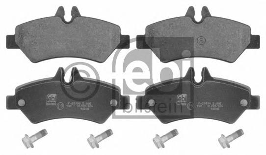Compre A0004203303 Mercedes Sapatas do freio traseiras de disco