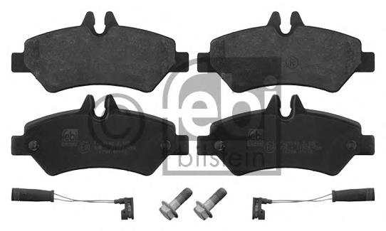 Compre A0004203303 Mercedes Sapatas do freio traseiras de disco