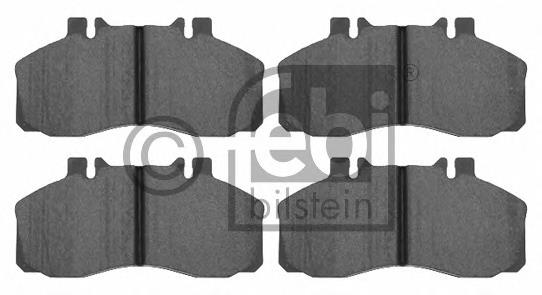 Sapatas do freio dianteiras de disco Iveco 42555669