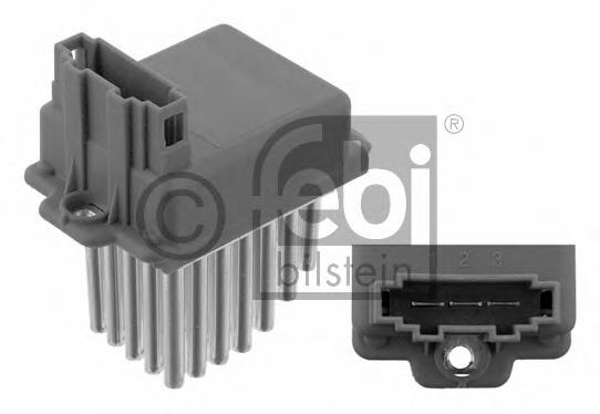 Resistor (resistência) de ventilador de forno (de aquecedor de salão) 1J0907521 Ford