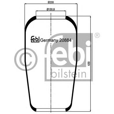 Coxim pneumático (suspensão de lâminas pneumática) do eixo Continental/Siemens 884N preço, a partir de 39,35 USD