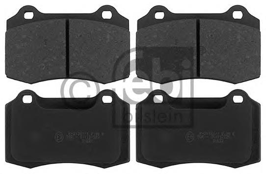 Sapatas do freio traseiras de disco 4254C6 Peugeot/Citroen