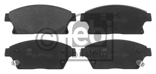 Sapatas do freio dianteiras de disco 95516193 Opel