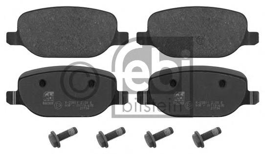 Sapatas do freio traseiras de disco 77365560 Fiat/Alfa/Lancia