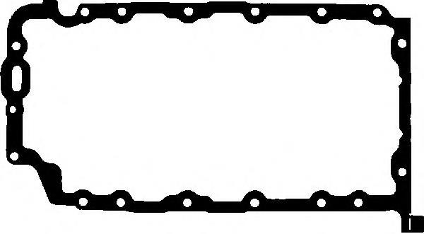 Vedante de panela de cárter do motor Opel 90502195