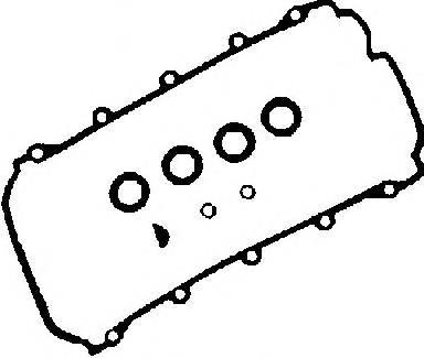56038000 Ajusa Vedante da tampa de válvulas de motor, kit