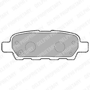 Sapatas do freio traseiras de disco Delphi LP1807 preço, a partir de 20,43 USD